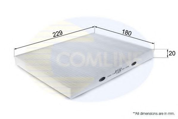 Фильтр салона COMLINE EKF301