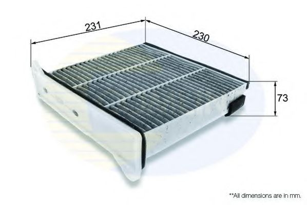Фильтр салона COMLINE EKF349A