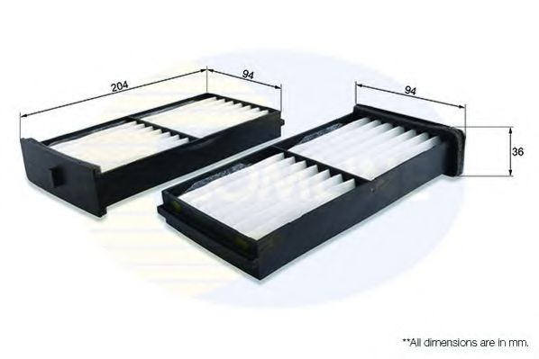 Фильтр салона COMLINE EKF356-2