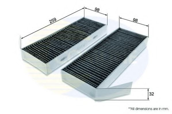 Фильтр салона COMLINE EKF370A-2