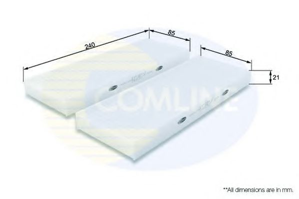 Фильтр салона COMLINE EKF389-2