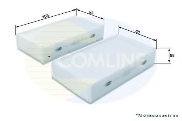 Фильтр салона COMLINE EKF390-2