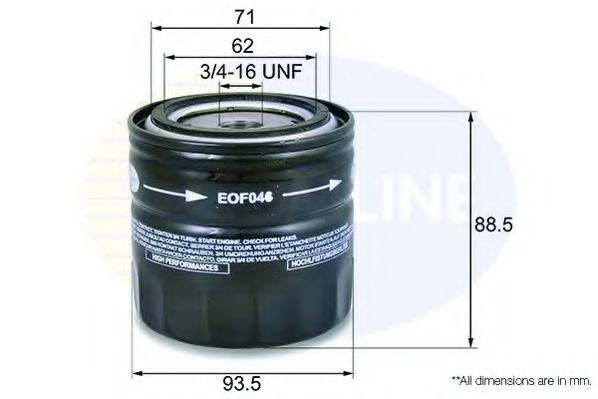 Масляный фильтр COMLINE EOF046