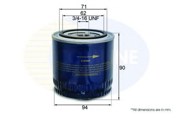 Масляный фильтр COMLINE EOF065