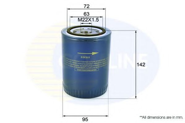 Масляный фильтр COMLINE EOF222