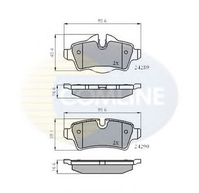 Тормозные колодки COMLINE CBP01759