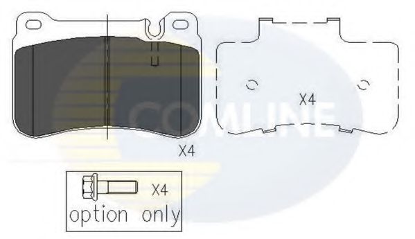 Тормозные колодки COMLINE CBP06007