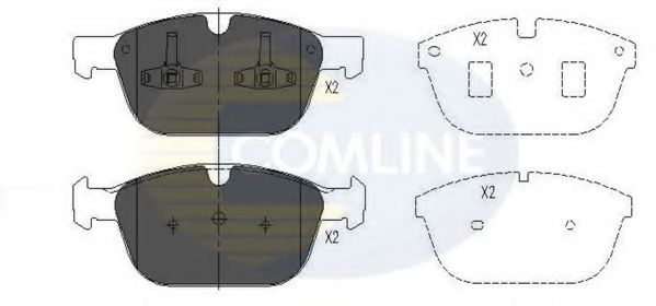 Тормозные колодки COMLINE CBP06069