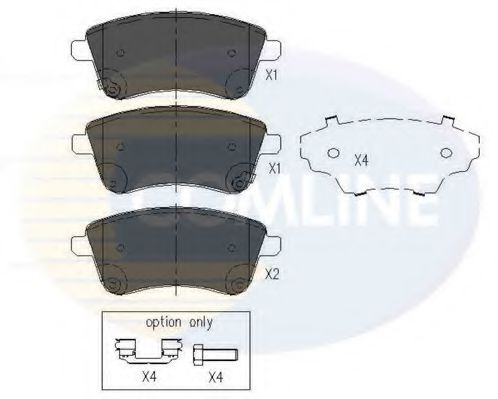 Тормозные колодки COMLINE CBP36047