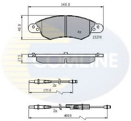 Тормозные колодки COMLINE CBP21119