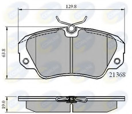 Тормозные колодки COMLINE CBP0493