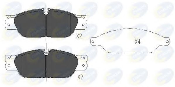 Тормозные колодки COMLINE CBP01103