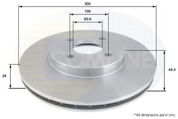 Тормозной диск COMLINE ADC1220V