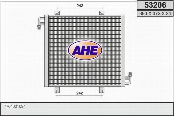 Радиатор кондиционера ahe 53206