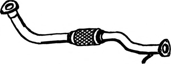 Приемная труба глушителя ASMET 24.062