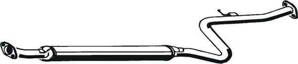 Приемная труба глушителя MAZDA FS0540300B