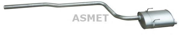 Глушитель выхлопных газов конечный ASMET 30.019