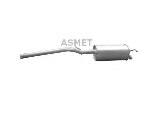 Глушитель выхлопных газов конечный ASMET 03.107