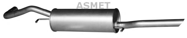 Глушитель выхлопных газов конечный ASMET 06.018