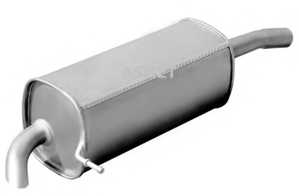 Глушитель выхлопных газов конечный ASMET 07.146