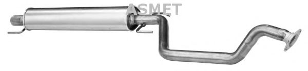 Средний глушитель выхлопных газов ASMET 05.174