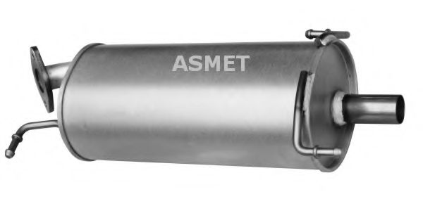 Глушитель выхлопных газов конечный ASMET 05.198