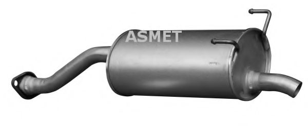 Глушитель выхлопных газов конечный ASMET 13.018