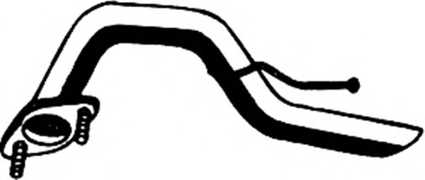 Приемная труба глушителя ASMET 15.012