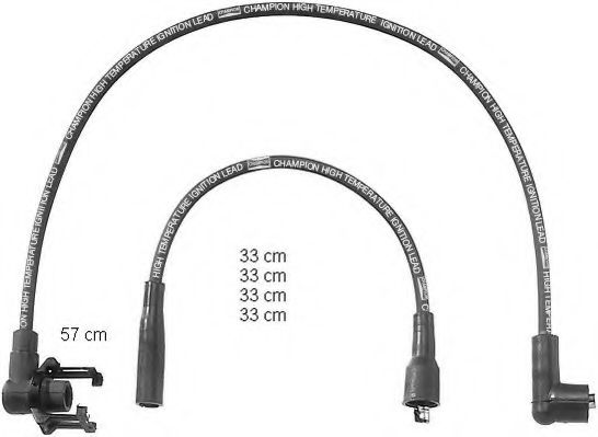 Комплект проводов зажигания CHAMPION CLS126