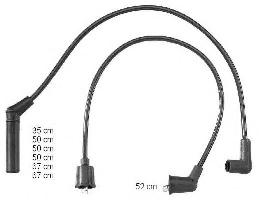 Комплект проводов зажигания CHAMPION CLS062