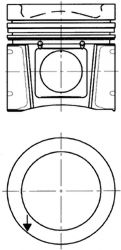 Поршень KOLBENSCHMIDT 40030600