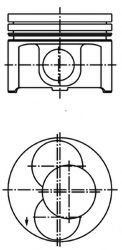Поршень KOLBENSCHMIDT 40092720