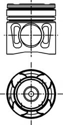 Поршень KOLBENSCHMIDT 40595601