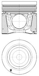Поршень KOLBENSCHMIDT 40270600