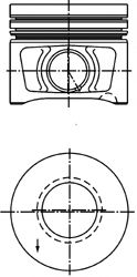 Поршень KOLBENSCHMIDT 40387600