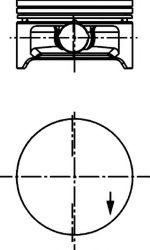 Поршень KOLBENSCHMIDT 40632610
