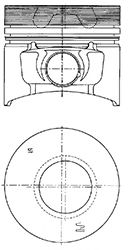 Поршень KOLBENSCHMIDT 40773600