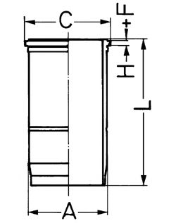 Гильза цилиндра KOLBENSCHMIDT 89886110