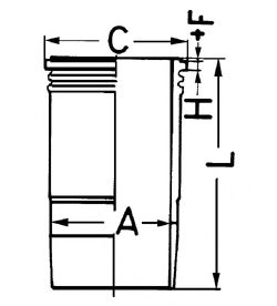 Гильза цилиндра KOLBENSCHMIDT 89380110