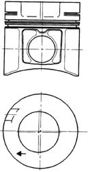 Поршень KOLBENSCHMIDT 93485600
