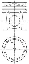 Поршень KOLBENSCHMIDT 99985600