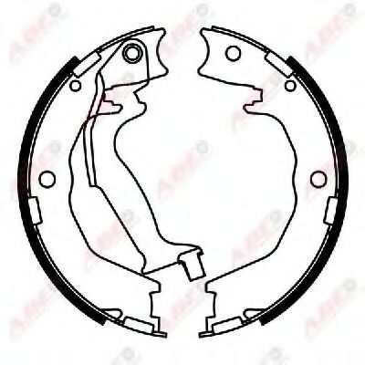 Тормозные колодки барабанные ABE C00329ABE