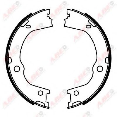 Тормозные колодки барабанные ABE C00330ABE