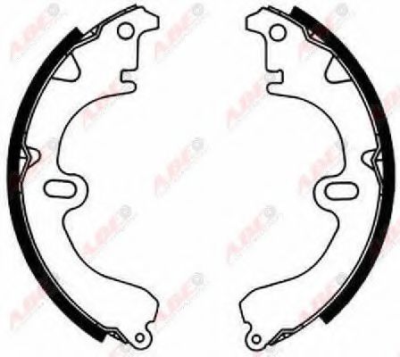 Тормозные колодки барабанные ABE C02034ABE