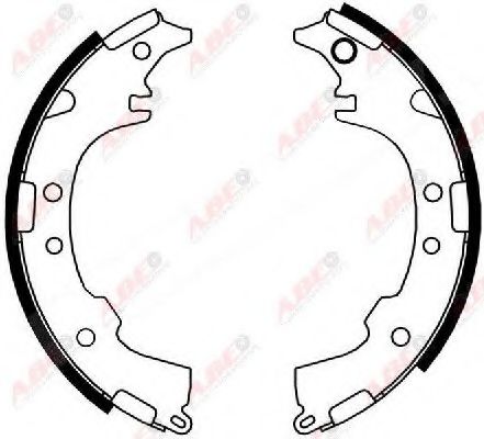 Тормозные колодки барабанные ABE C02058ABE