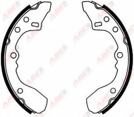 Тормозные колодки барабанные ABE C03027ABE