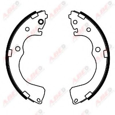 Тормозные колодки барабанные ABE C03040ABE Тормозные колодки барабанные ABE C03040ABE