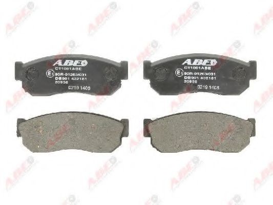 Тормозные колодки ABE C11001ABE