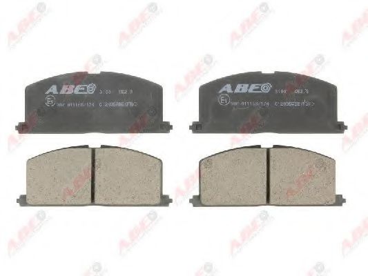 Тормозные колодки ABE C12035ABE