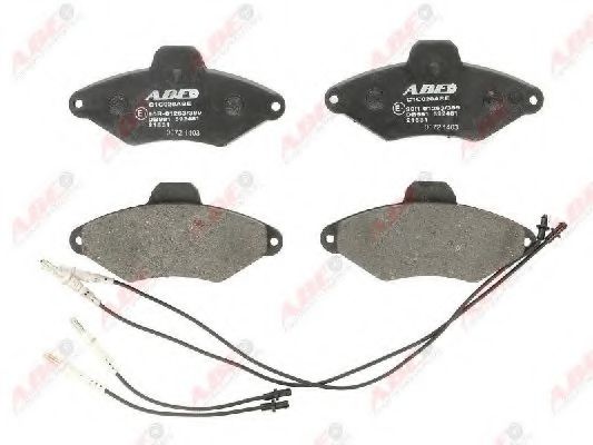 Тормозные колодки ABE C1C020ABE